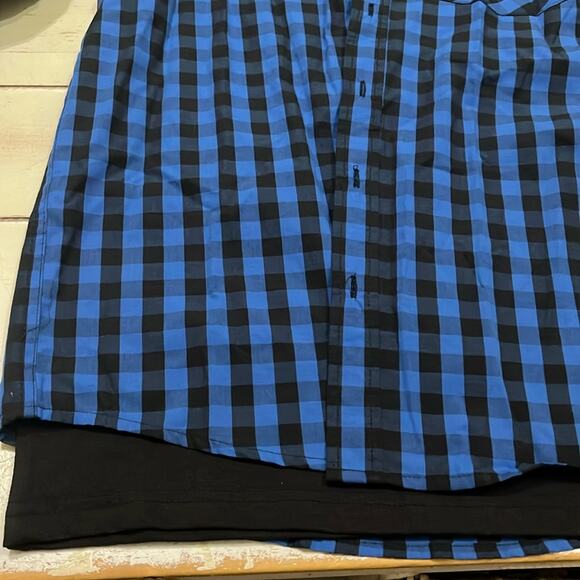 Canyon River Blues Boys LG 14-16 Long Sleeve Shirt & Graphic Tee Shirt 2Pc Blue - Picture 4 of 5